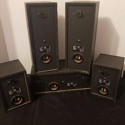 Denon Surround Sound Speakers SC-391 - #57-A
