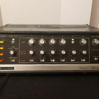 1970s Vintage SHURE Vocal Master Model VA 300-C - #51-A | EstateSales.org