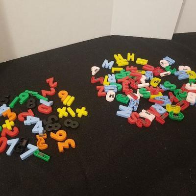 Vintage Fisher Price Magnetic Numbers & Letters - #40-A