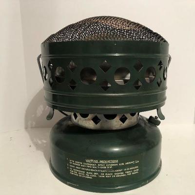 Vintage Colman 5000 BTU Heater Green Top - #60-A