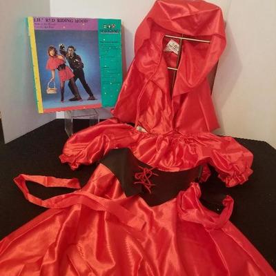 1991 Masquerade Lil Red Riding Hood Costume EX Cond - #26-A