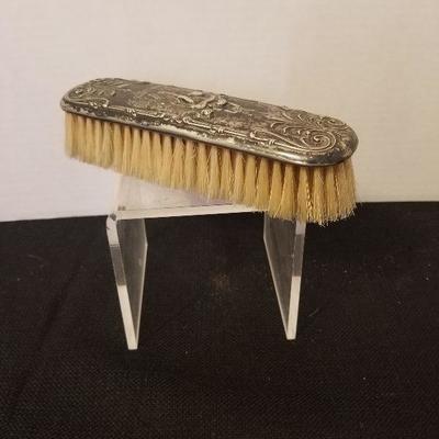 Antique Silver Tone Brush Stamped "Extra Quality 461" - #78-A