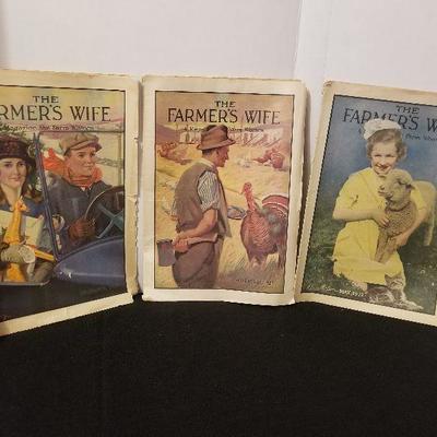 Lot of 3 1921 1922 Antique The Farmers Wife Magazines Great Advertising- #13-A