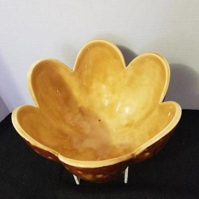 1970s Funky Splater Mid Century Homemade Petal Bowl - #75-A