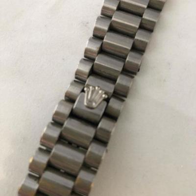 #31 Faux Rolex band Marked 18K