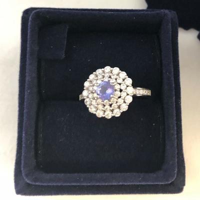 #34 Stauer Celestial Ring Size 10 Sterling .925