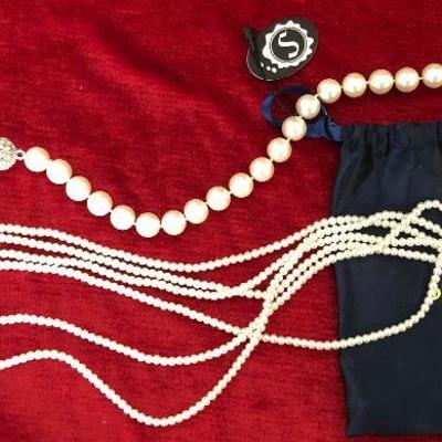 #32 Stauer pearl Necklace 