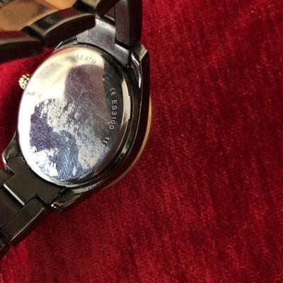 #42 Fossil Copper & Titanium Wrist Watch 