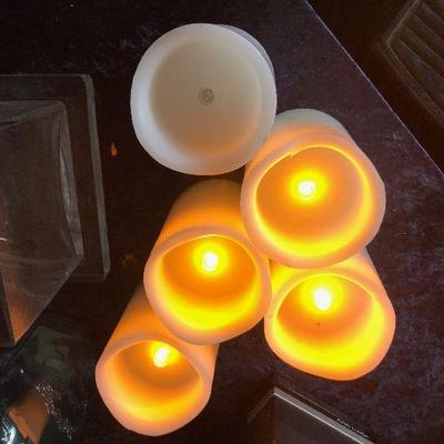 lot BATTERY OPERATED CANDLES