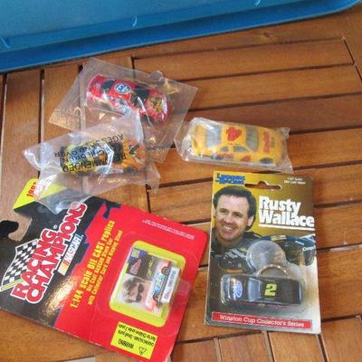 Lot # 23 -  Variety Nascar Cars With Cards