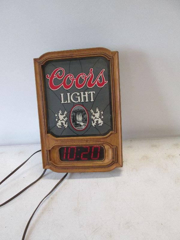 Coors Light 2024 beer clock