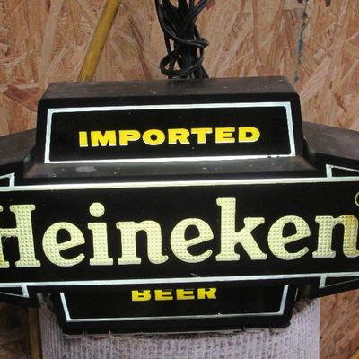 Heineken Imported Beer Light Bar Sign Wall Mount