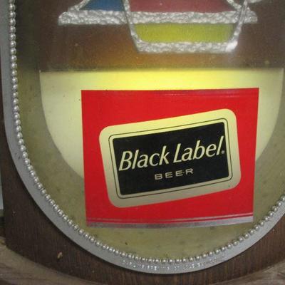 Carling Black Label Beer Sign 2 TANKARD No. 1590 PB 