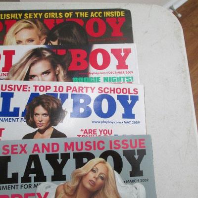 25 PLAYBOY Magazines 2007 - 2009
