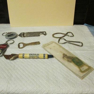 Mixed Lot Of Bottle & Can Openers - Coors, Busch & Pabst Blue Ribbon +