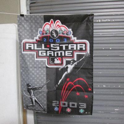 2003 All Star Game Banner Flag