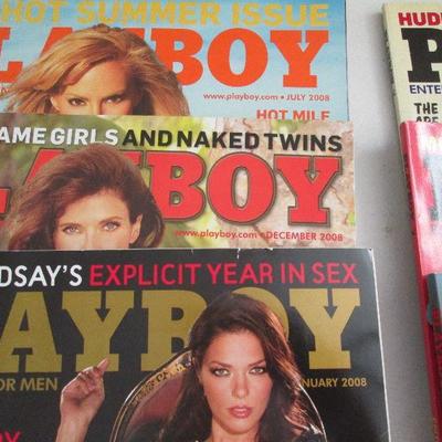 25 PLAYBOY Magazines 2007 - 2009