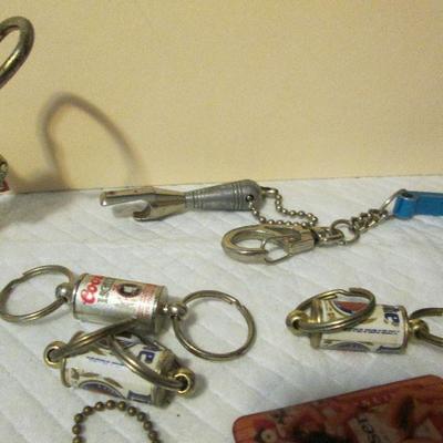 Mixed Lot Of Bottle & Can Openers & Key Chains