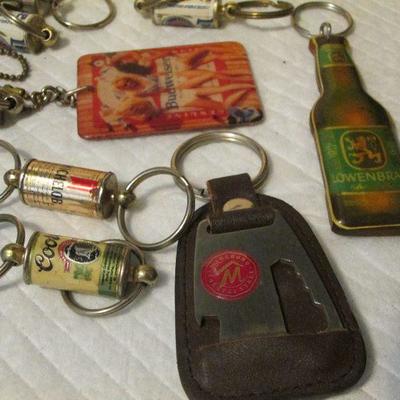 Mixed Lot Of Bottle & Can Openers & Key Chains