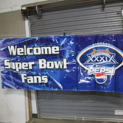 Super Bowl XXXIX PEPSI Banner