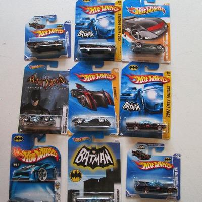 Lot 11 - Variety Of Hot Wheels Cars - Batman