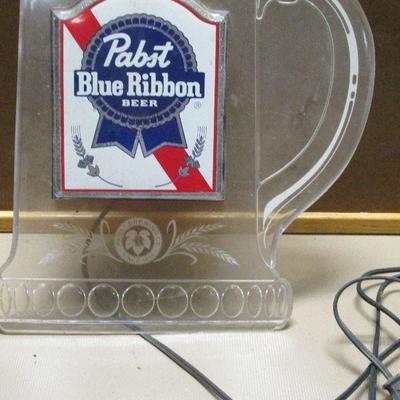 Pabst Blue Ribbon Beer PBR Light Sign 12