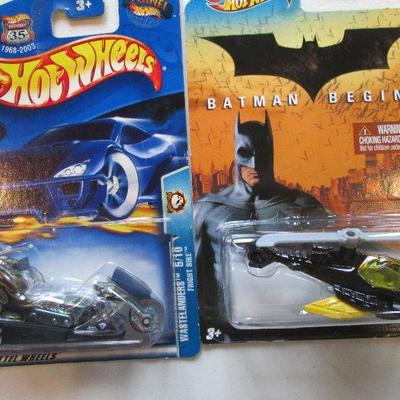 Lot 12 - Variety Of Hot Wheels Cars & Motorcycles - Batman