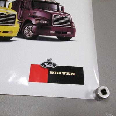 Journey Begins Mack Truck Poster
