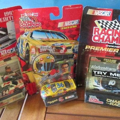 Lot # 20 -  Variety Nascar Cars With Cards