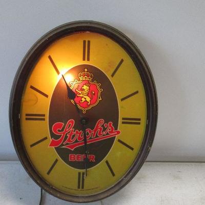 Stroh's Beer Lighted Beer Sign
