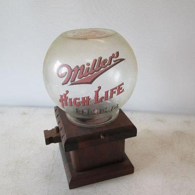 Miller High Life Beer Peanut Gumball Dispenser
