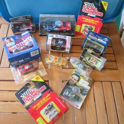 Lot # 23 -  Variety Nascar Cars With Cards