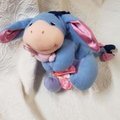 Eyeore and Piglet Winnie the Pooh Plush rattle 8