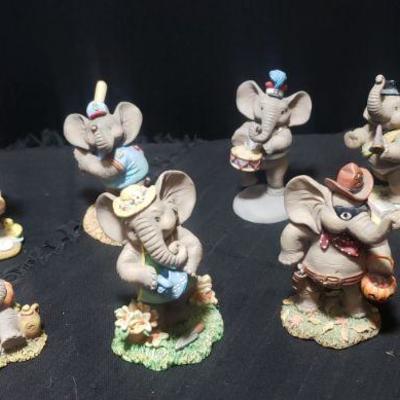 8 pc set Pals of the Month Elephant Collection