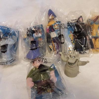 Burger King Hunchback of Nortre Dame toys 7pc