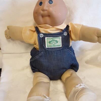 Cabbage Patch Doll an original with signature on rear