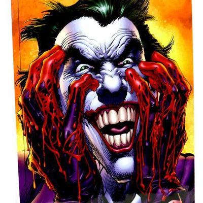 JOKER - Bloody Joker Fine Coimic Art Print Signed by Neal Adams - 13