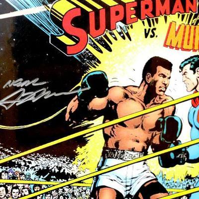SUPERMAN vs. MUHAMMAD ALI Comic Art Print Signed by Neal Adams 13