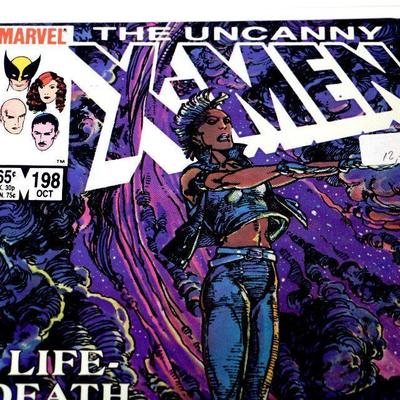 The Uncanny X-MEN #198 Bronze Age Comic Book 1985 Marvel Comics