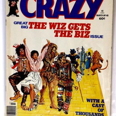 Vintage CRAZY Magazine #48 Marvel Comics 1979 High Grade