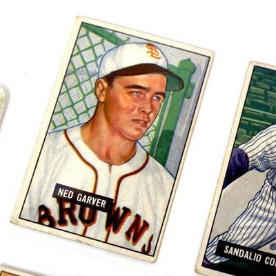 1951 BOWMAN Baseball Cards Lot of 3 - 203