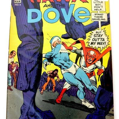 HAWK and the DOVE #4 Silver Age Comic Book 1969 DC Comics - Nice