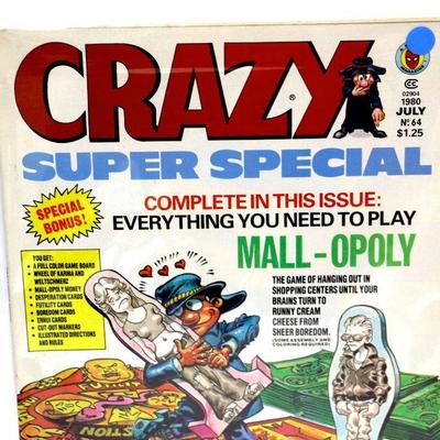 Vintage CRAZY Magazine Super Special #64 Marvel Comics 1980 High Grade