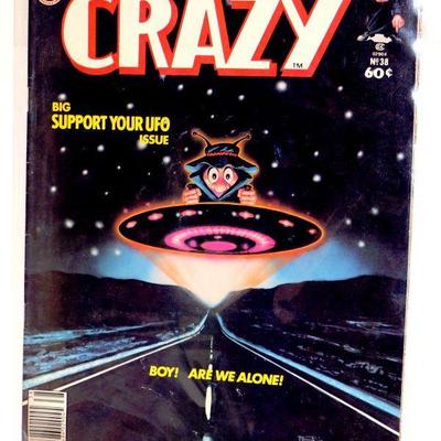 Vintage CRAZY Magazine #38 Marvel Comics 1978 High Grade