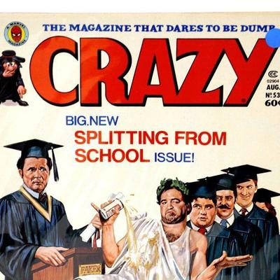 Vintage CRAZY Magazine #53 Marvel Comics 1979 High Grade