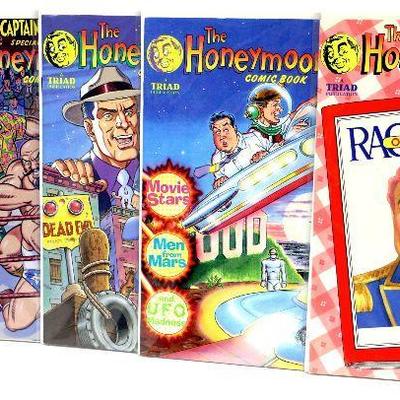 The Honeymooners #4 5 6 7 8 Comic Books Lot 1986 Triad publishing TV Show