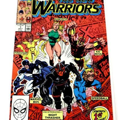 The New WARRIORS #1 Red Cover Variant Comic Book 1990 Marvel Comics