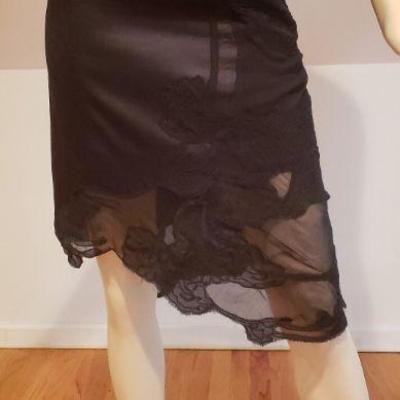 Exquisite Karen Millen England,Ricamo Silk illusion dress
