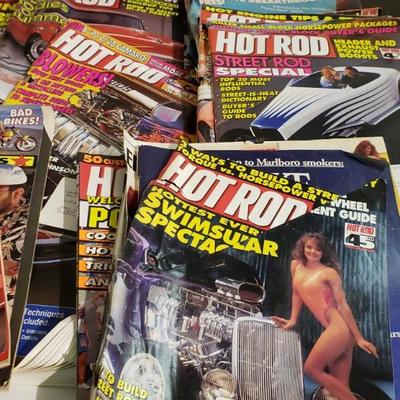 Lot of 1990's Hot Rod & Rat Rod Auto Magazines