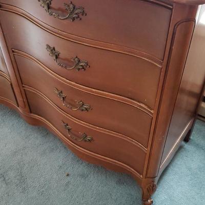 Vintage Wood Bureau